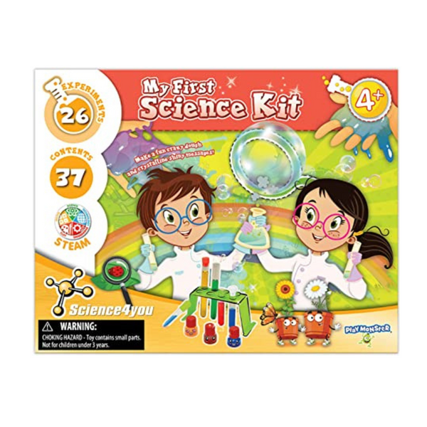 Science4you My First Science Kit with 26 Experiments to Introduce Children to Science