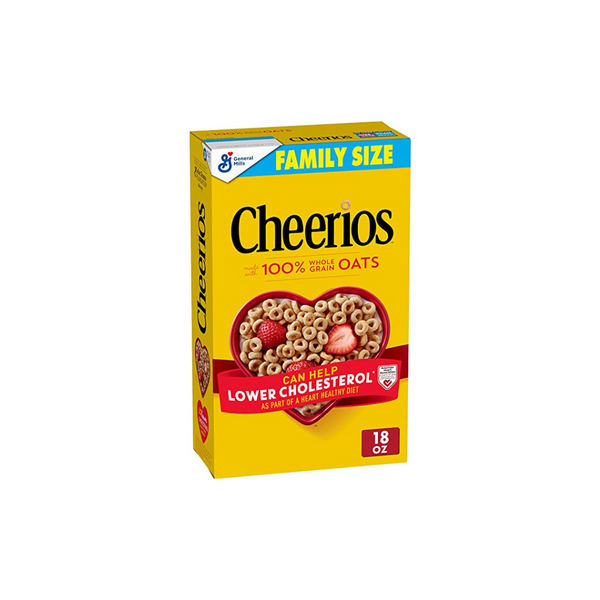 Cheerios Heart Healthy Cereal (Family Size, 18 OZ)