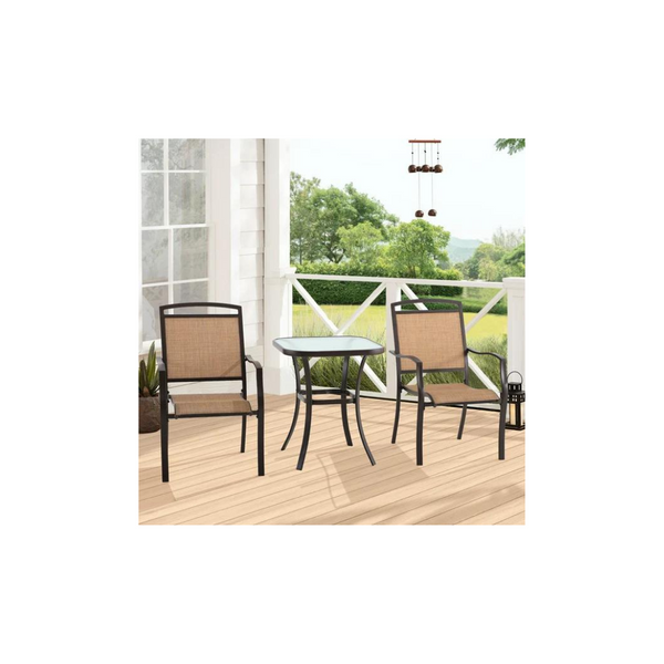 Mainstays Sand Dune 3Piece Outdoor Bistro Set PzDeals