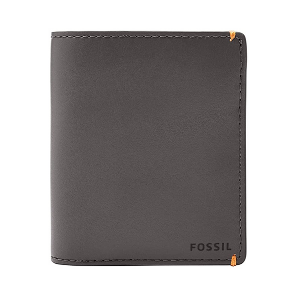 Fossil Men’s Joshua Vegan Cactus Leather Slim Minimalist Bifold Front Pocket Wallet