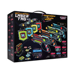 Squad Hero Set of 4 Rechargeable Laser Tag, 360° Sensors + LCDs