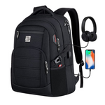 Water Resistant Laptop Backpack with USB Charging Port