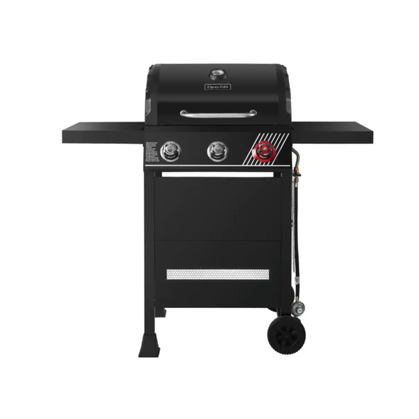 Parrilla de gas propano de 3 quemadores Dyna-Glo con sistema de cocción TriVantage
