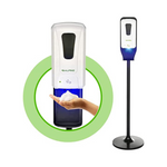 Alpine Industries Automatic Touch-Free Soap-Hand Sanitizer Dispenser with Floor Stand