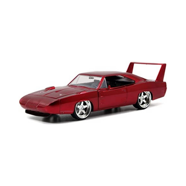 Jada Toys Fast &amp; Furious Dom's Dodge Charger Daytona DIE-CAST Car, escala 1: 24, color rojo