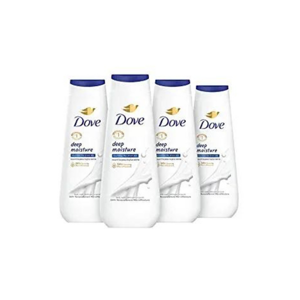 4 Bottles Of Dove Body Wash Deep Moisture