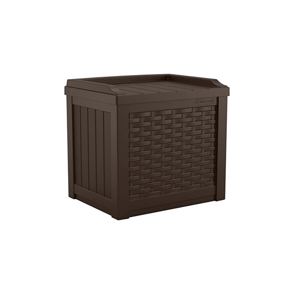 Suncast 22 Gallon Small Resin Storage Seat