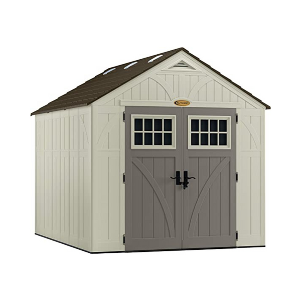 Suncast 8′ x 10′ Heavy-Duty Resin Tremont Storage Shed