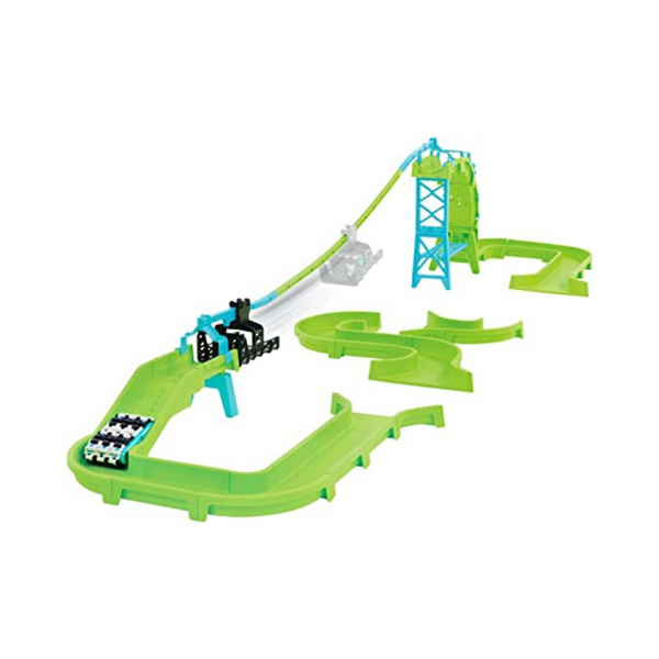 WowWee Power Treads Hyperdrive Zipline Car Set – Includes 1 Vehicle and 60+ Pieces