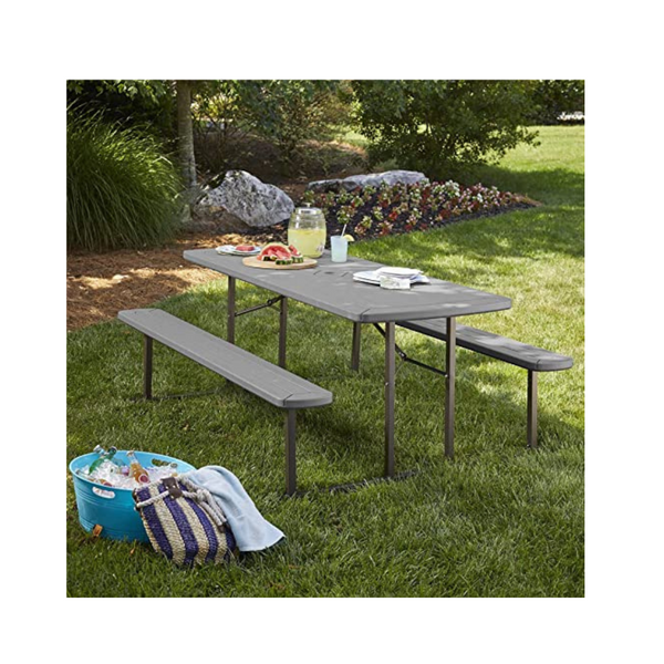 Cosco Outdoor Living 6′ Folding Blow Mold Picnic Table