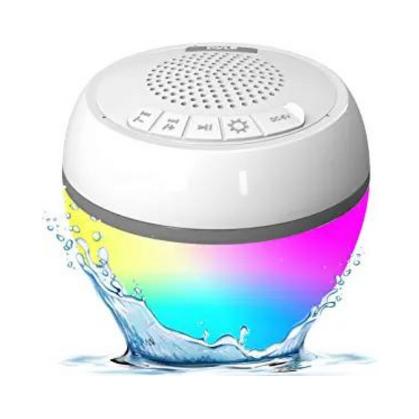 Pyle Floating Waterproof Bluetooth Pool Speaker w/Lights Show