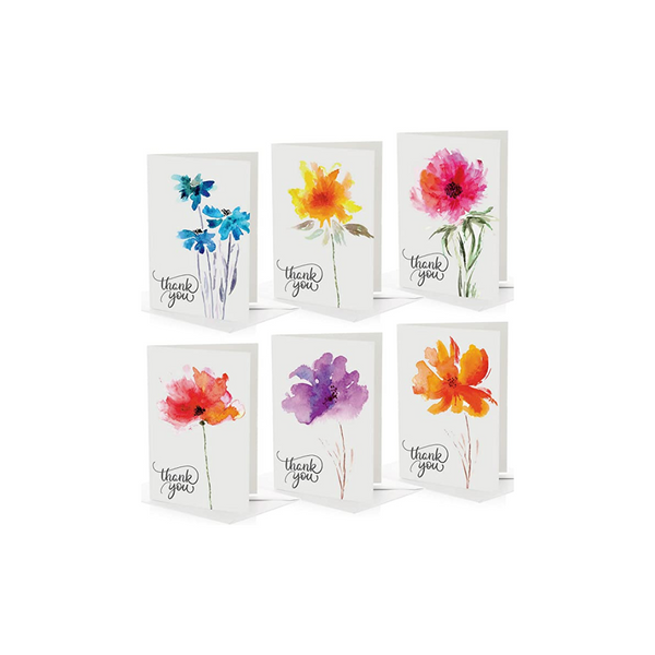 Pack of 100 Thank You Cards With Envelopes (Extra Thick Cards In Beautiful Gift Box)