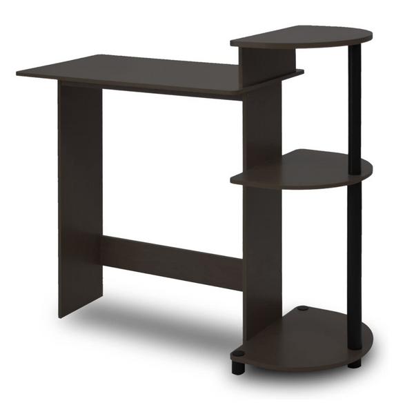 Furinno Compact Computer Desk with Shelves