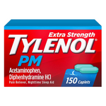 150-Ct Tylenol PM Extra Strength Nighttime Pain Reliever & Sleep Aid Caplets