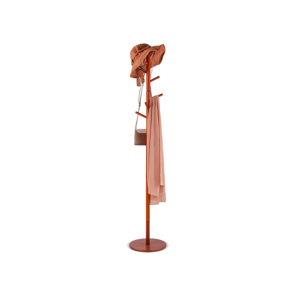 Perchero de madera Sewarmary independiente