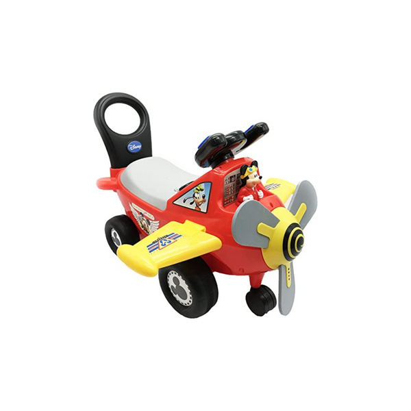 Kiddieland Disney Mickey Mouse Avión Actividad con Luz y Sonido Correpasillos