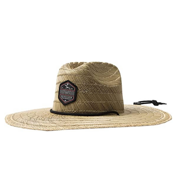 Sombrero de salvavidas Quicksilver Pierside de paja para hombre o mujer