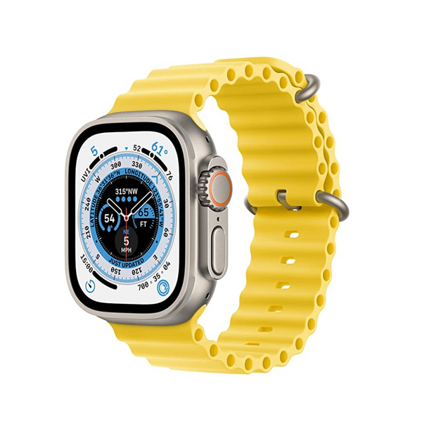 Apple Watch Ultra [GPS + Cellular 49mm] Smart Watch w/Rugged Titanium Case & Yellow
