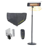 Sun Joe Remote Controlled Electric Indoor/Outdoor Patio Heater