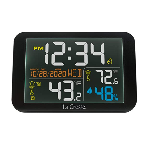 La Crosse Technology Color Wireless Atomic Clock And Weather Station