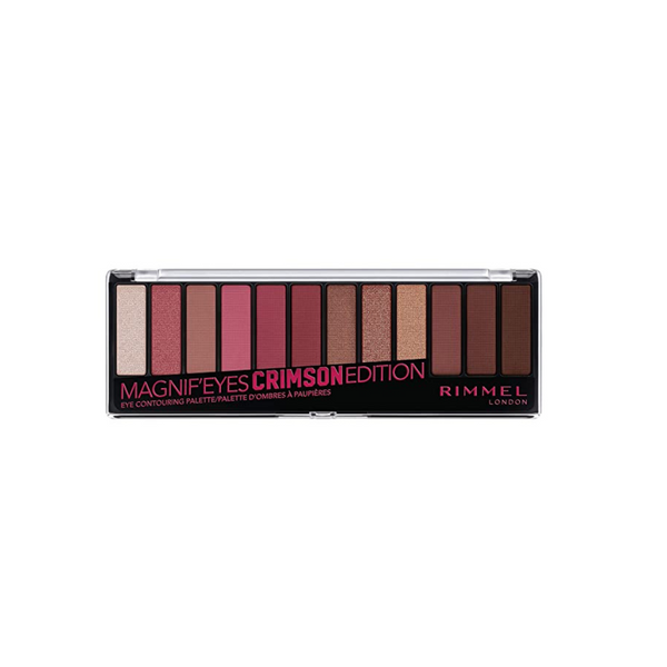 Rimmel Magnif'eyes Eyeshadow Palette, Crimson Edition, Pack of 1