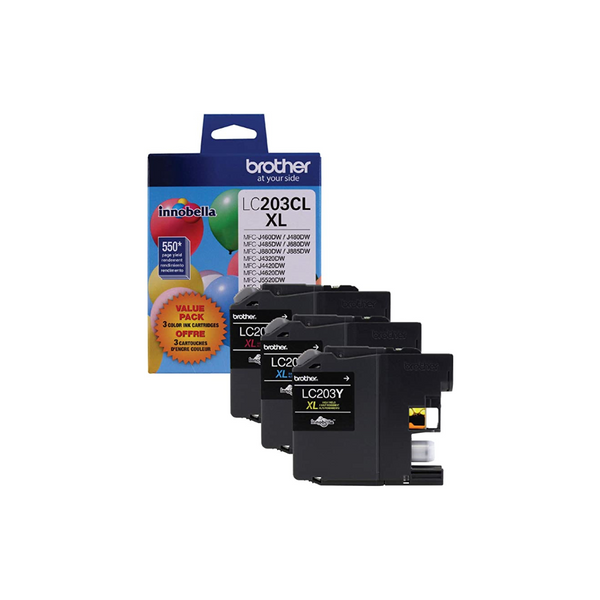 Recargas de tinta para impresoras Brother - Amazon - Paquete múltiple de color LC203