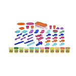 Play-Doh Kitchen Creations Fun Factory Playset w/ 12 Cans & 42 Tools