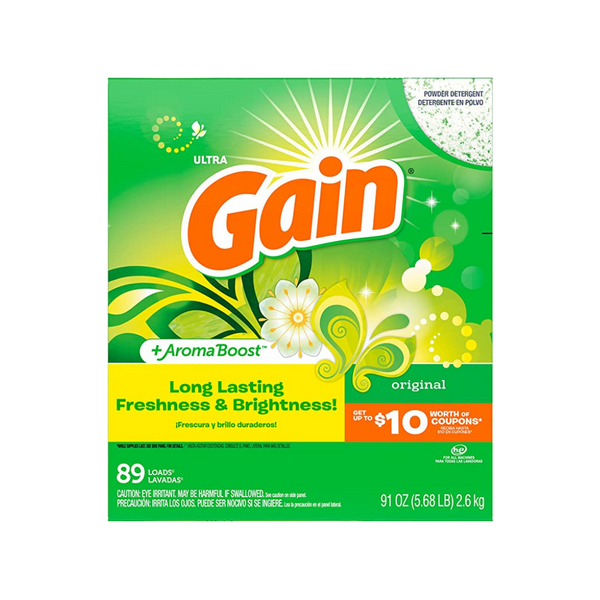 Gain Powder Laundry Detergent for Regular and HE Washers, Original Sce PzDeals