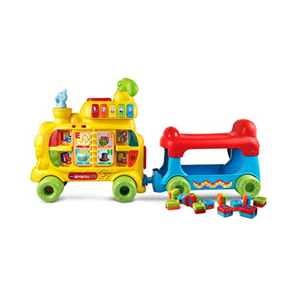 Tren alfabético para sentarse y pararse de VTech