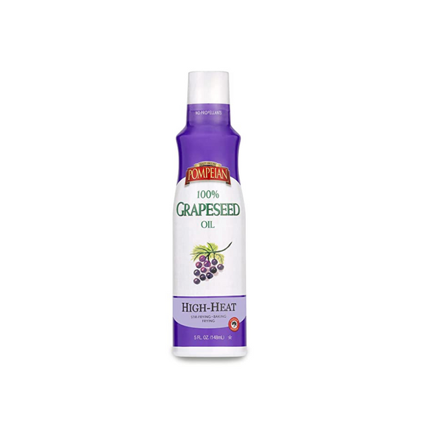 Spray para cocinar antiadherente Pompeian 100% aceite de semilla de uva de 5 onzas