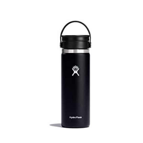 20-Oz Hydro Flask Wide Mouth Bottle w/ Flex Sip Lid (Black)