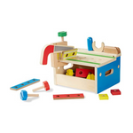 Melissa & Doug Hammer And Saw Tool 32 Piece Wooden Building Set