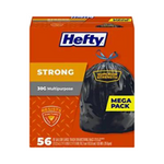 Hefty Strong Large Trash Bags (30 Gallon, 56 Count)