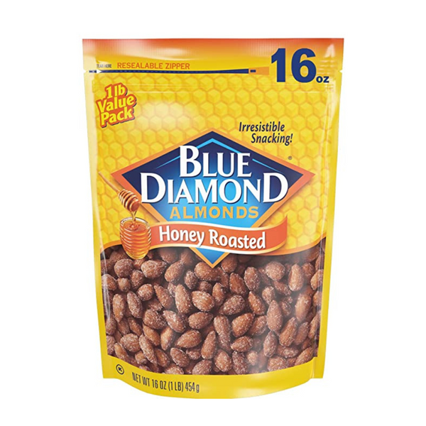 Almendras snack tostadas con miel Blue Diamond