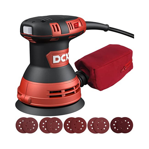 DCK Random Orbital Sander, 3.0 AMP Corded Palm Sander