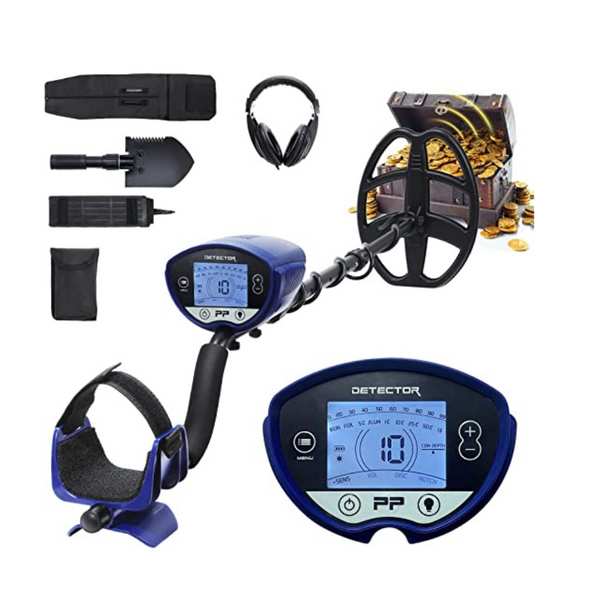 RM RICOMAX Metal Detector for Adult, Higher Accuracy 10" DD Search Coil Gold Detector