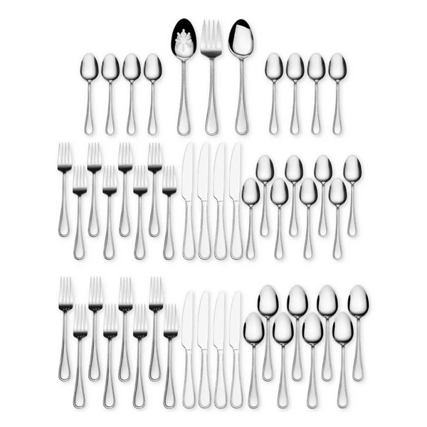 Oferta de juegos de cubiertos de acero inoxidable de 51 y 67 piezas
