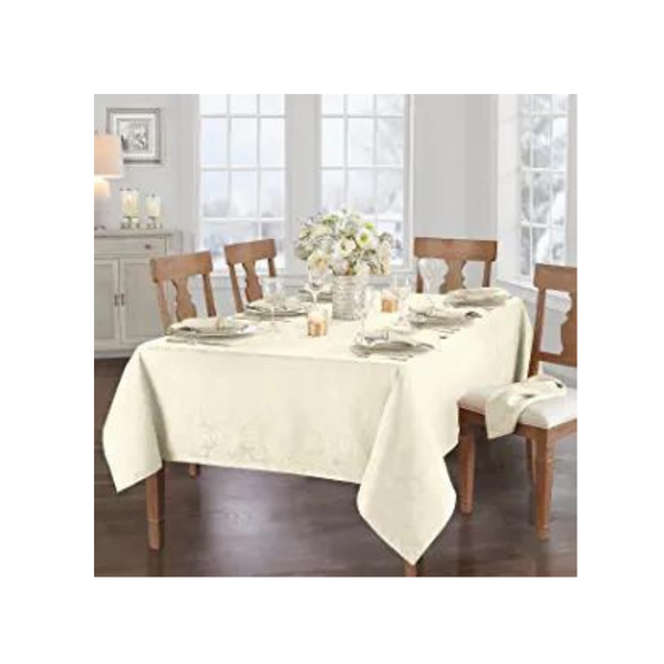 Elrene Home Fashions Caiden Elegance - Mantel de tela damasco