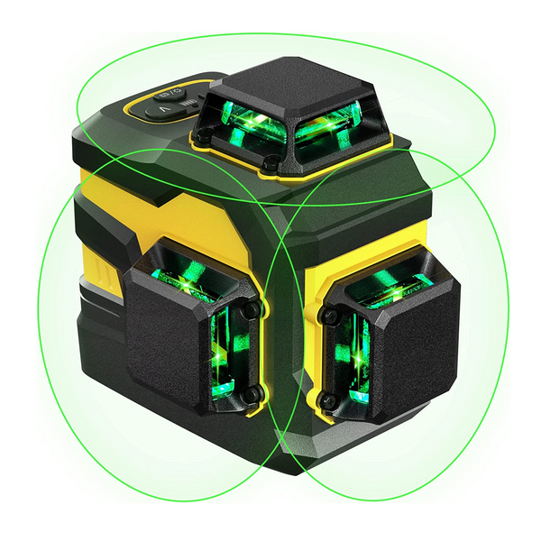 3x360° Cross Line Laser With Self-Leveling