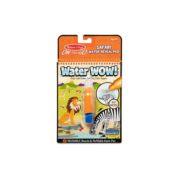Melissa & Doug On the Go Water Wow! Reusable Water-Reveal Activity Pad