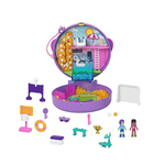 Polly Pocket Compact Playset, Soccer Squad with 2 Micro Dolls & Accessories