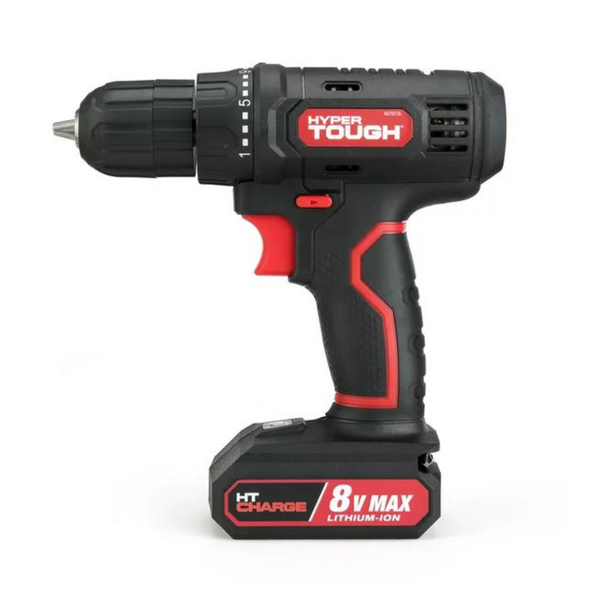 Hyper Tough 8V Max Cordless Drill