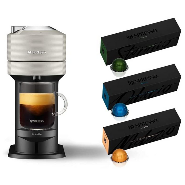 Cafetera Nespresso Vertuo Con 30 Monodosis De Café