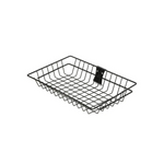 16-Inch Hyper Tough Metal Basket Caddy for Wall Mount and Snap Organizer Rail