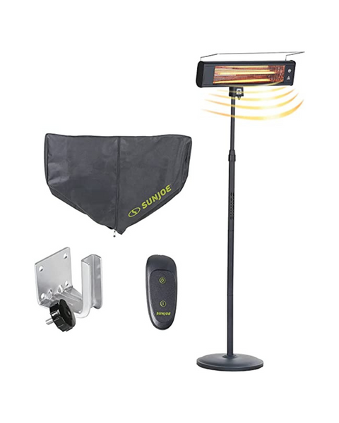 Calentador eléctrico para patio interior/exterior resistente al agua Sun Joe 5118 BTU