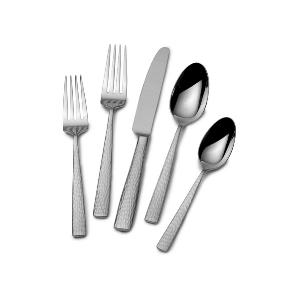 Mikasa Oliver 65-Piece 18/10 Stainless Steel Flatware Set with Serveware