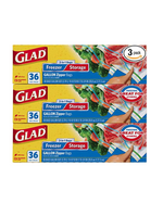 Grandes ahorros en bolsas para congelador, bolsas de basura y envoltorios de plástico Glad