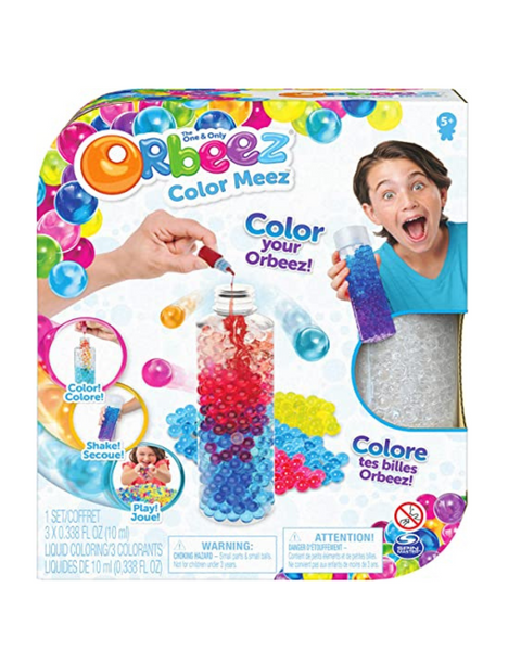 Orbeez, Kit de actividades Color Meez con 400 cuentas de agua y 800 semillas para colorear y personalizar