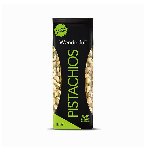 1-Lb Bag of Roasted and Salted Wonderful Pistachios