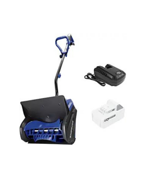 Snow Joe Pala quitanieves inalámbrica iON+ de 24 voltios, 13 pulgadas y 5 Ah, kit